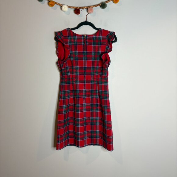 Vineyard Vines Nantucket Tartan Flutter Sleeve Shift Dress - Picture 5 of 5